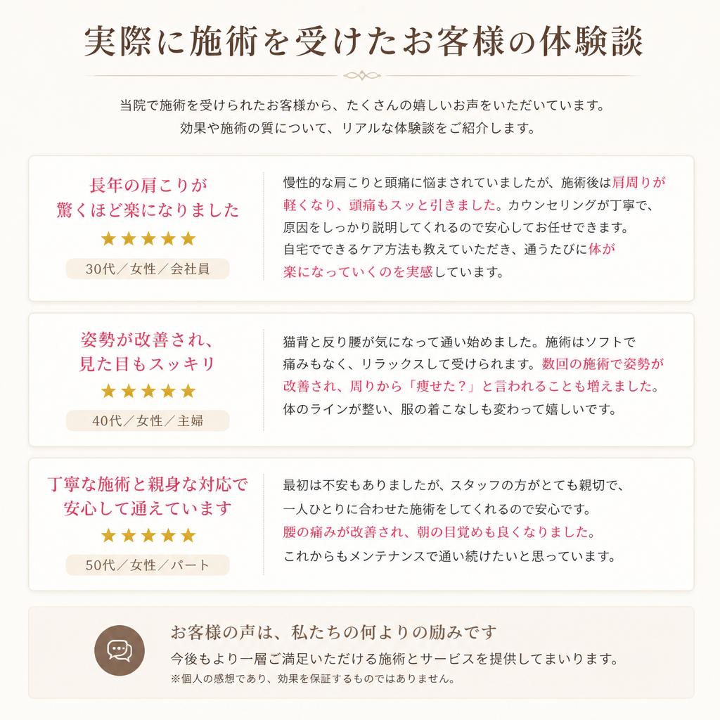 お客様の声