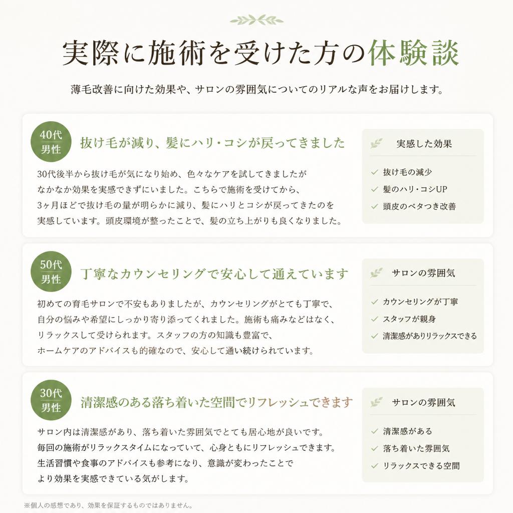 お客様の声