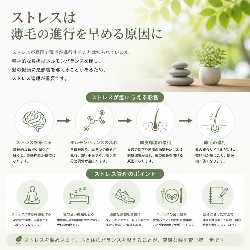 ストレスと薄毛の関係