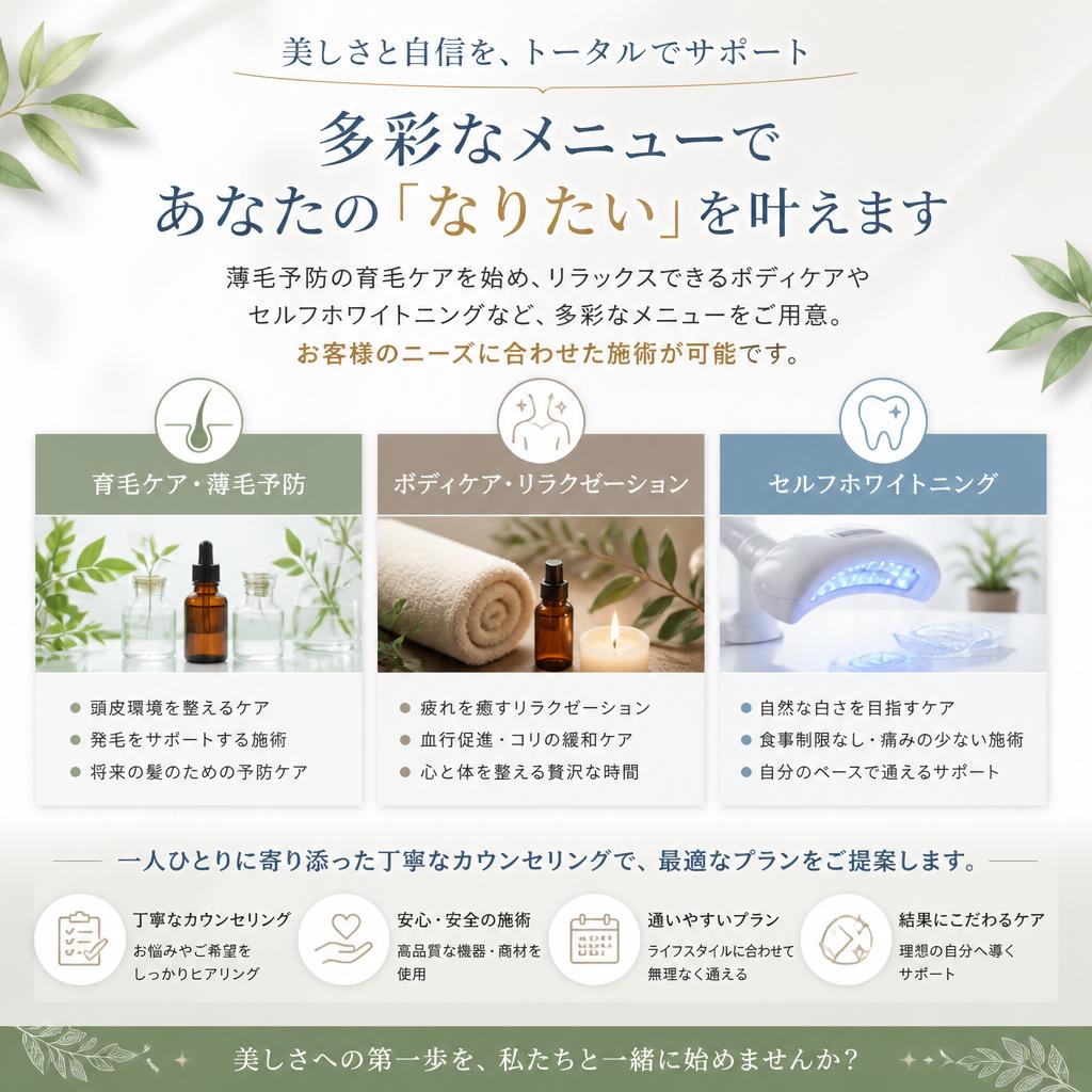 メニューのご紹介