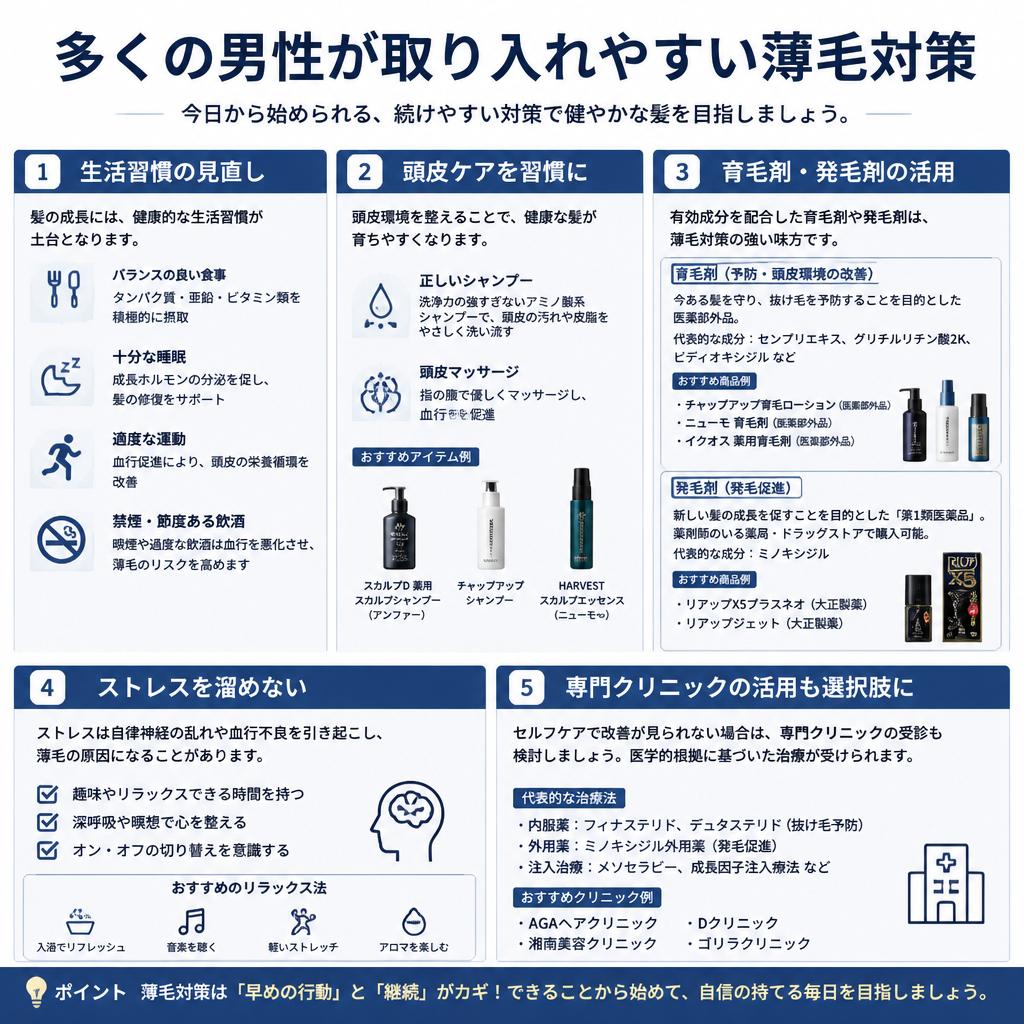 効果的な薄毛対策